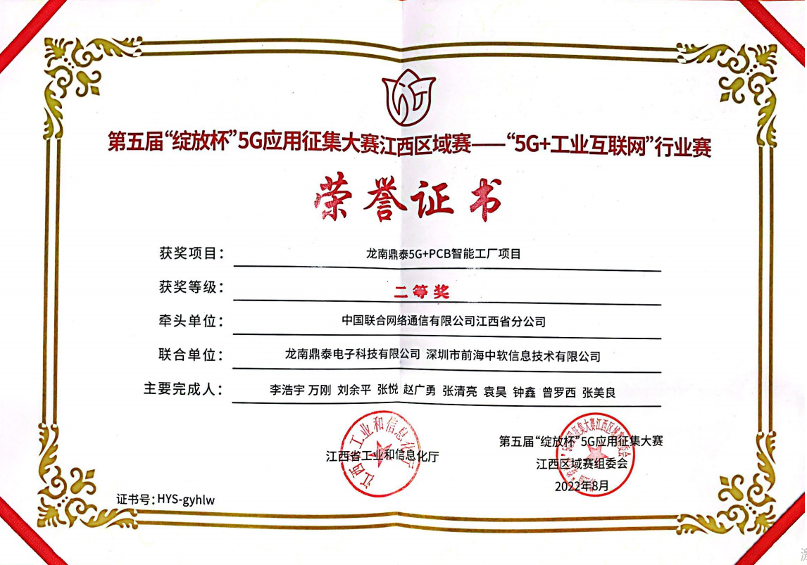 “5G+工业互联网”行业赛证书